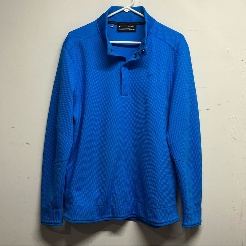 Under Armour Men’s XL Golf Storm Long Sleeve Pullover Maroon 1317345 Blue Golf